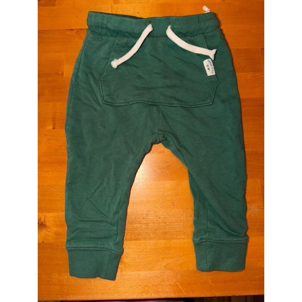 Baby Boy H&M Green Sweatpants Size 18 Months